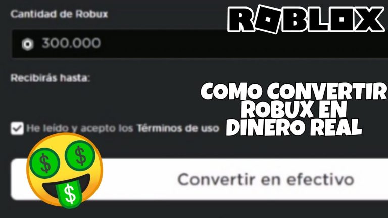Cómo convertir el dinero en Robux